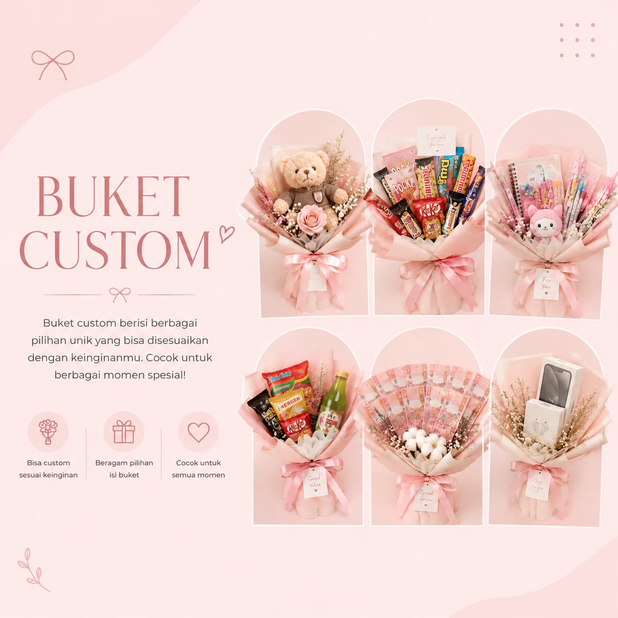 Buket Custom (Request Sendiri)